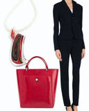 Bold Handmade Glass Pendant Necklace - Sharon