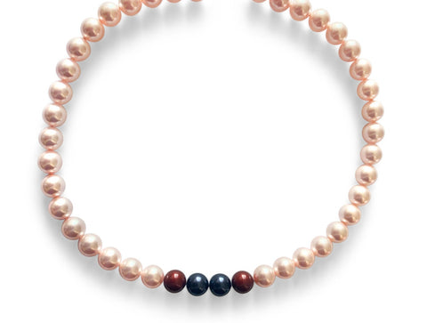 Crystal Pearl Necklace - Laavanya
