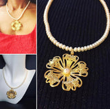 Pearl and Gold Necklace - Goldilocks