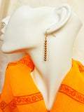 Gold Crystal Pearl Earrings and Bracelet - Aarti