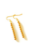Gold Crystal Pearl Earrings and Bracelet - Aarti